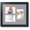ArtToFrames Collage Photo Picture Frame with 3 - 4x6 inch Openings, Framed in Black with Over 62 Mat Color Options and Regular Glass (CSM-3926-389)